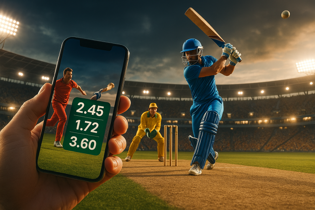 Live cricket odds app updates for improved betting experience